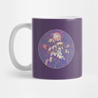 Agatha Rose in Bloom Floral Rainbow Mosaic on Veri Peri Mug